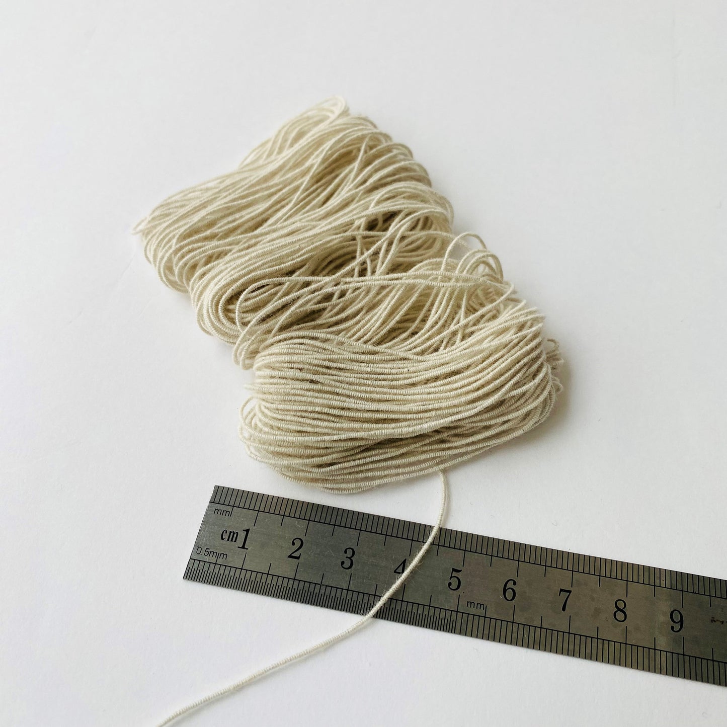 Organic Cotton Shirring Elastic - 25m
