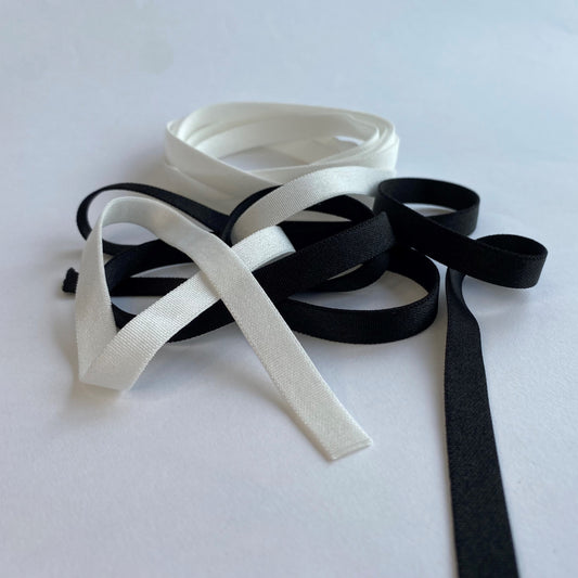 10mm Satin Bra Elastic - 2 colours - Kleins Haberdashery
