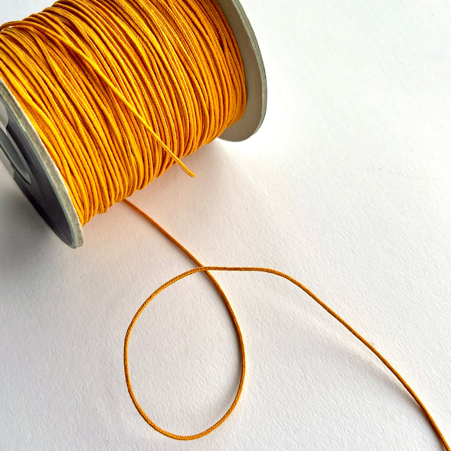 1mm Japanese Cord by Mokuba - Sunflower yellow