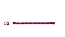 Cordón trenzado de seda pura de 1 mm de MOKUBA
