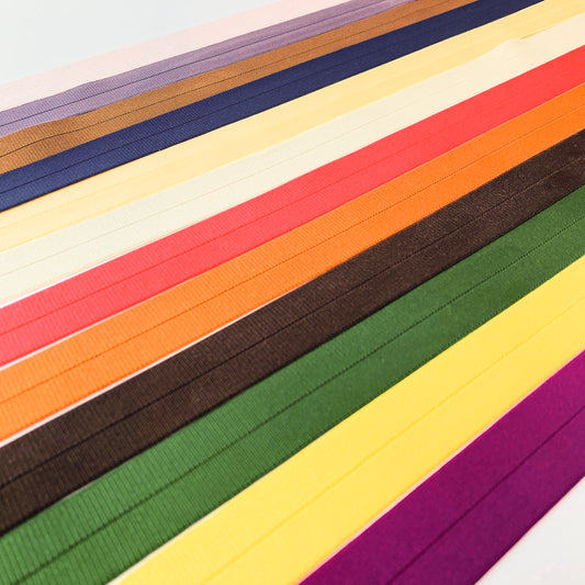 24mm Stretch Grosgrain Fold Over Binding by MOKUBA