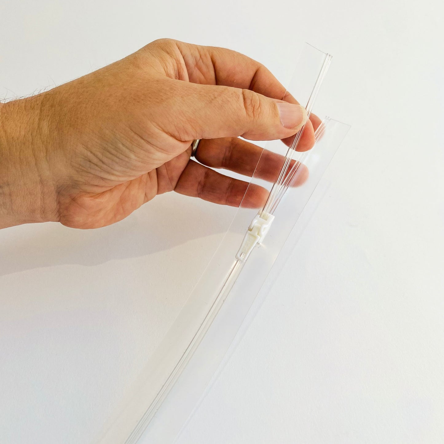 #3 Weight Joylon® Clear Rail Seal Fastener by YKK