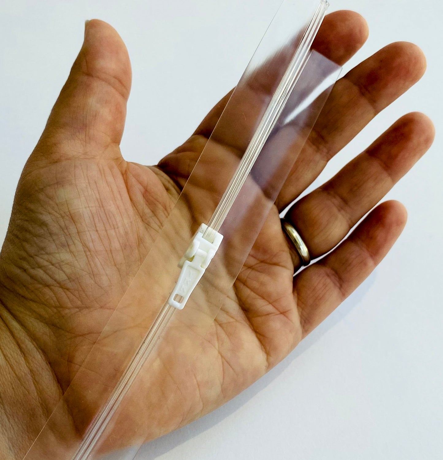 #3 Weight Joylon® Clear Rail Seal Fastener by YKK
