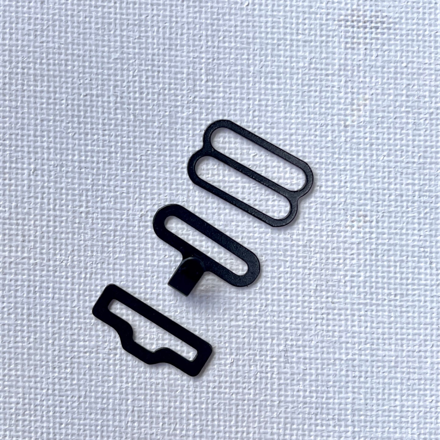 Adjustable Bow Tie Hardware - Black