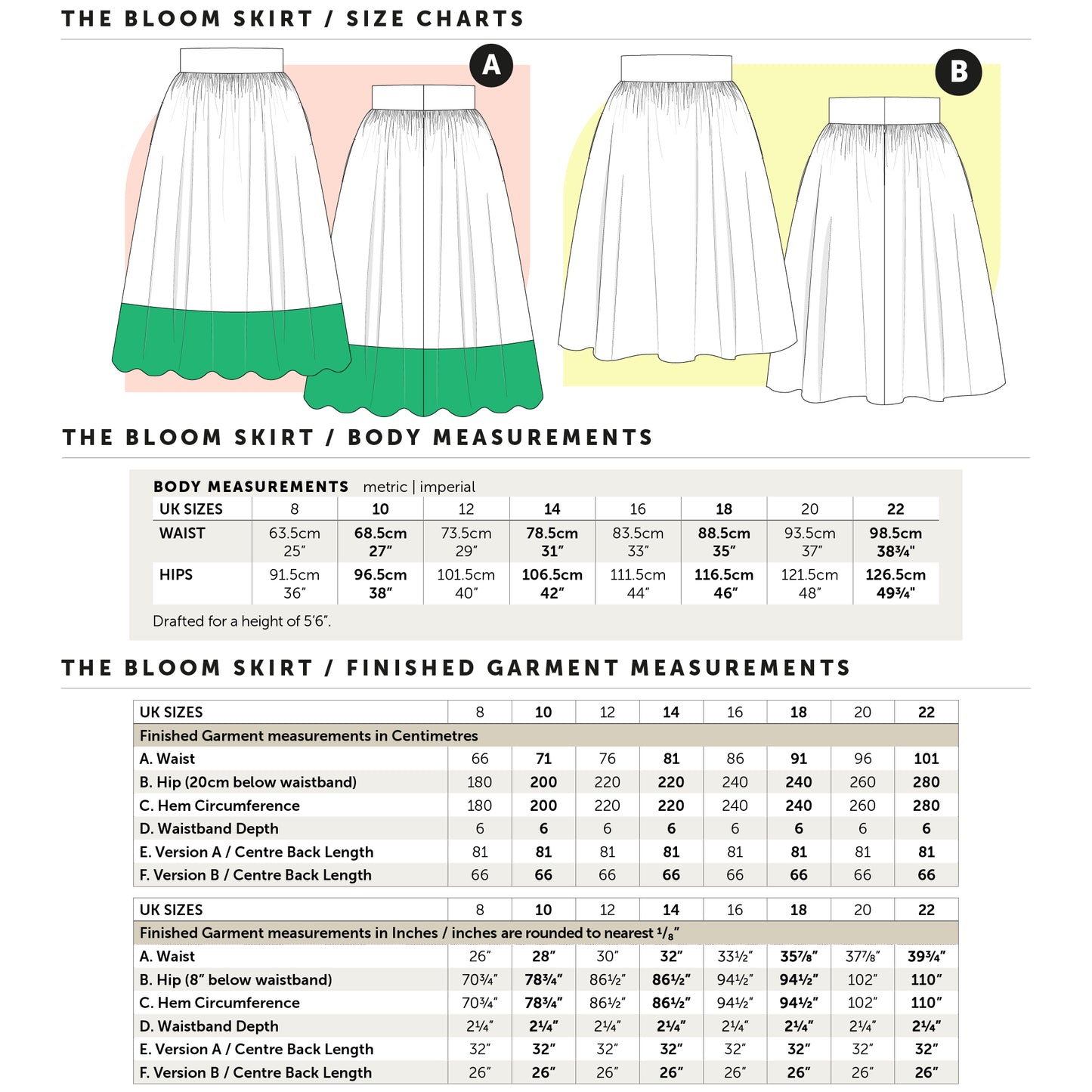 The Bloom Skirt Sewing Pattern