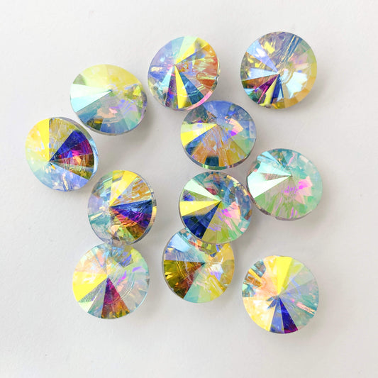 18mm AB Crystal Button By Klein