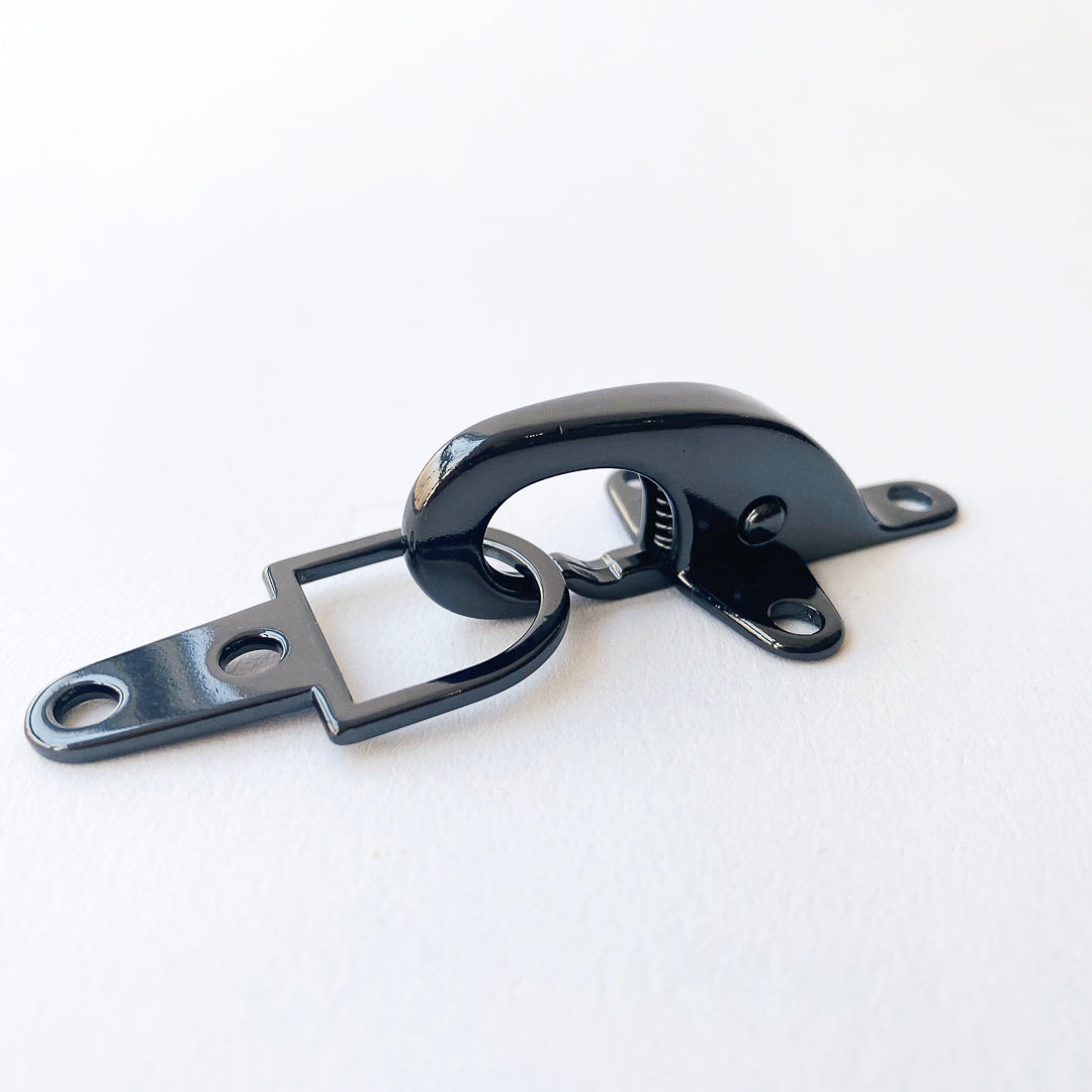 Black Chrome Clasp buckle