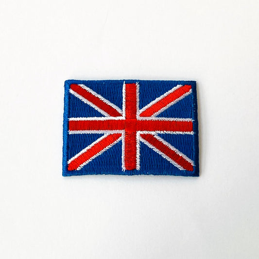 2" Union Flag embroidered iron-on patch
