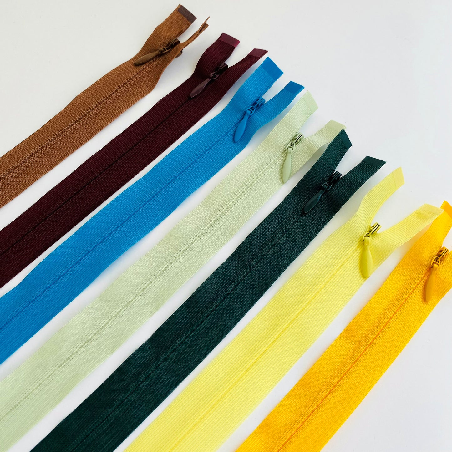 Light weight open ended zips for activewear as well dresses