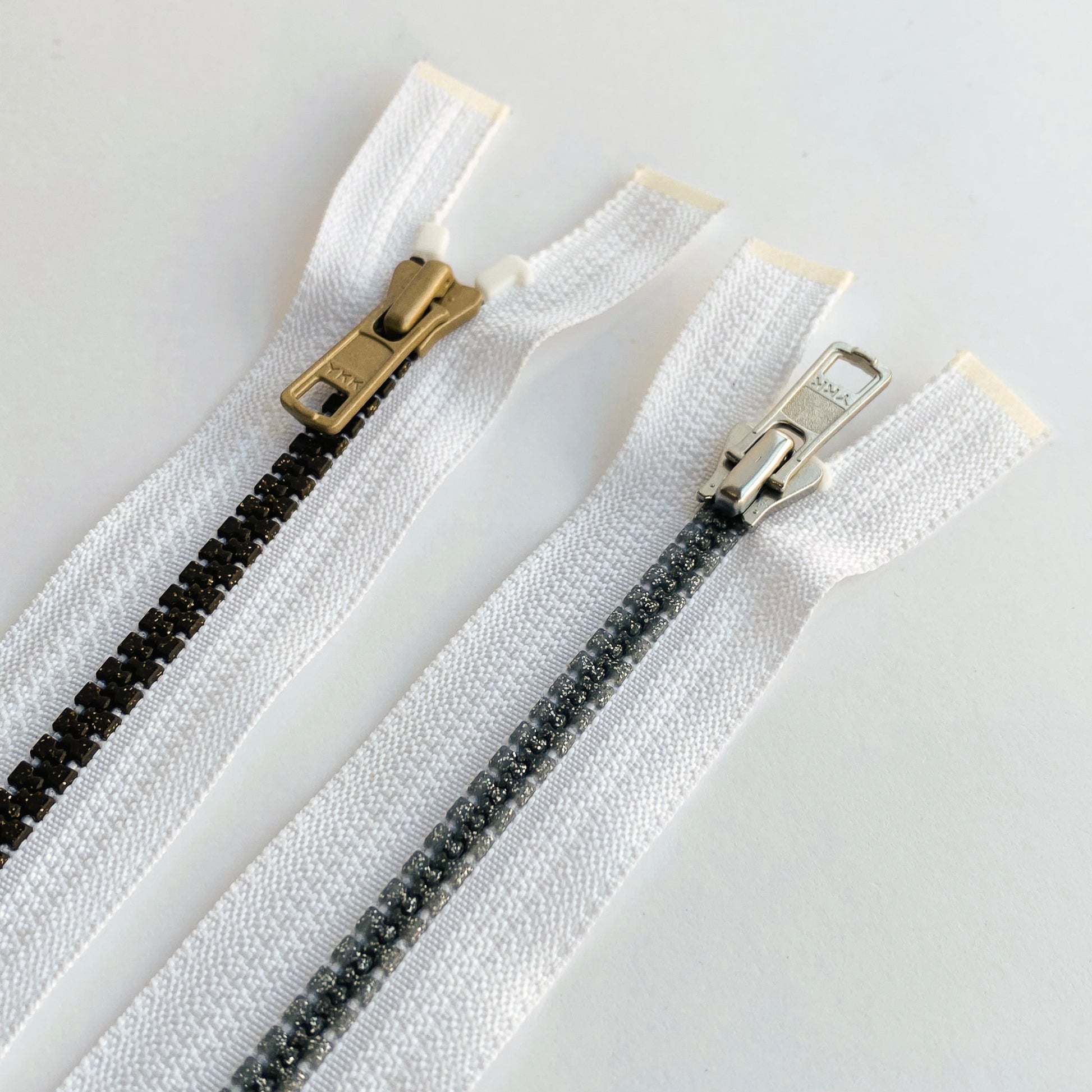 Vislon ykk glitter zip
