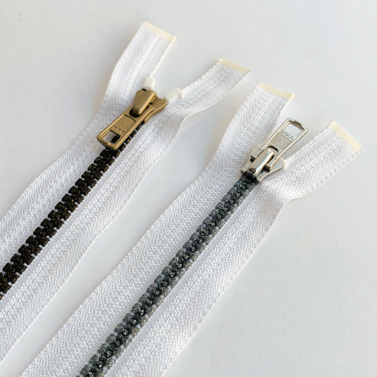 Vislon ykk glitter zip