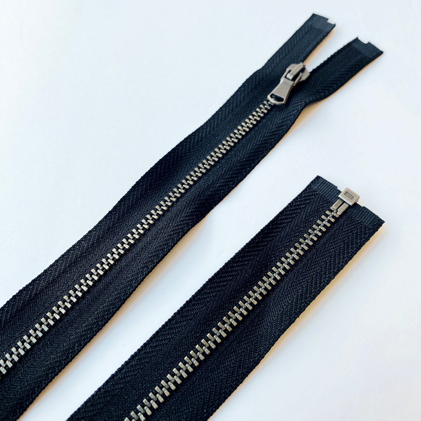 lightweight gun metal zipper