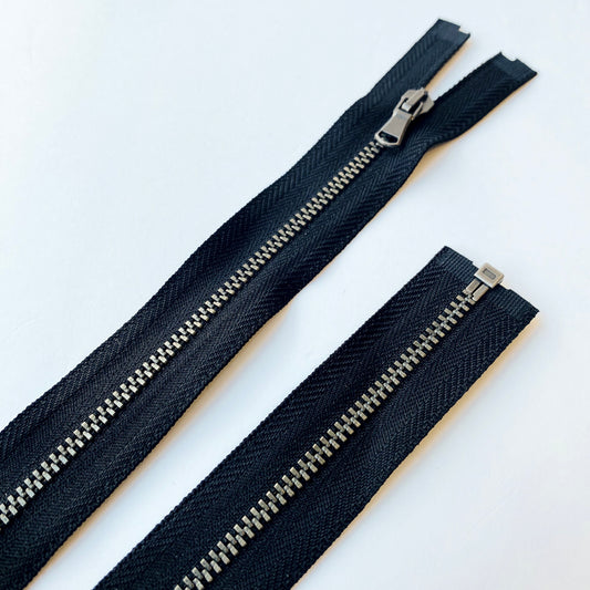 lightweight gun metal zipper