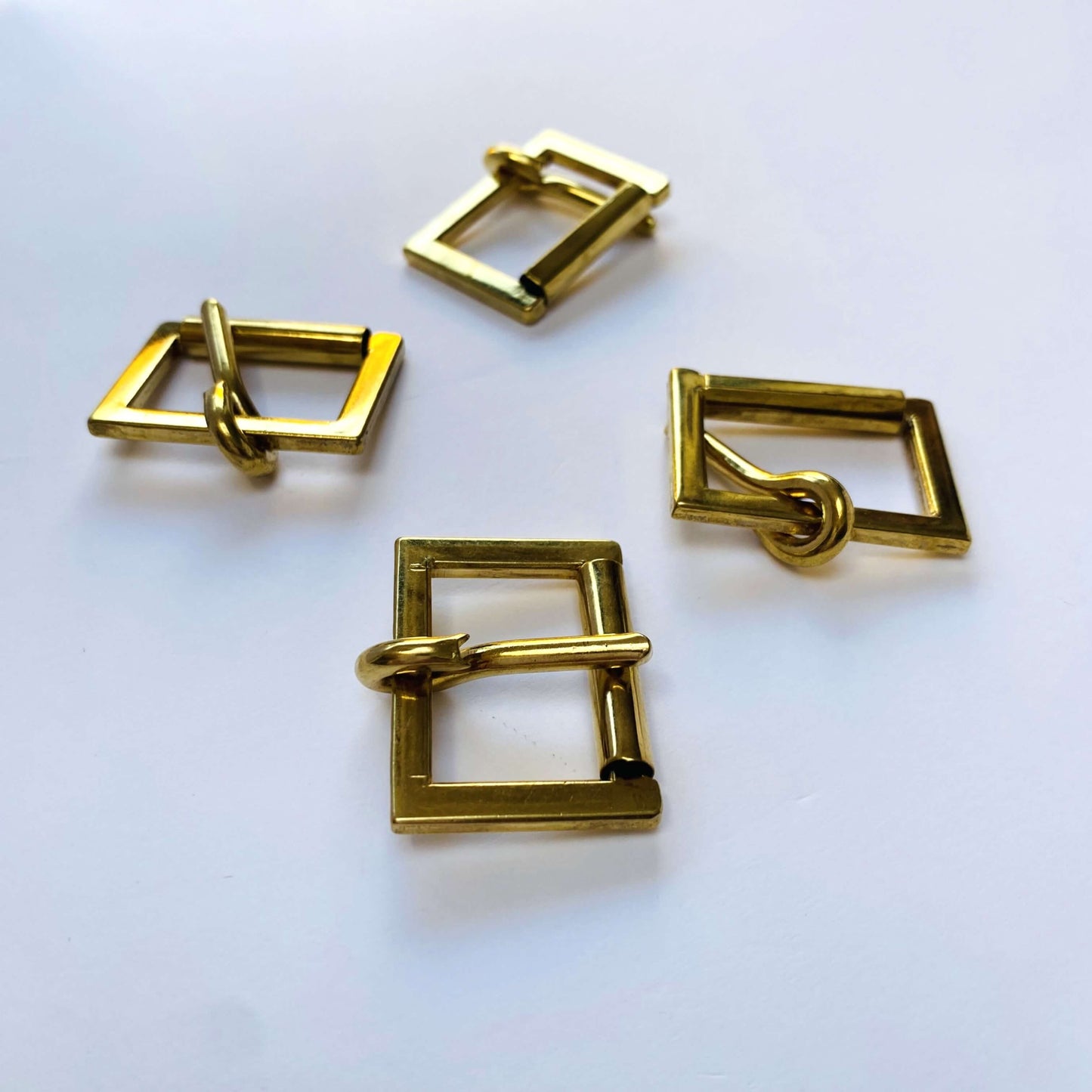 Gold Rectangle Roller Buckle - 26mm