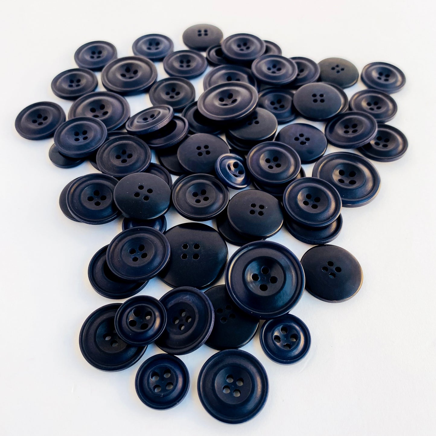 Navy corozo buttons- Biodegradable Eco corozo suit buttons