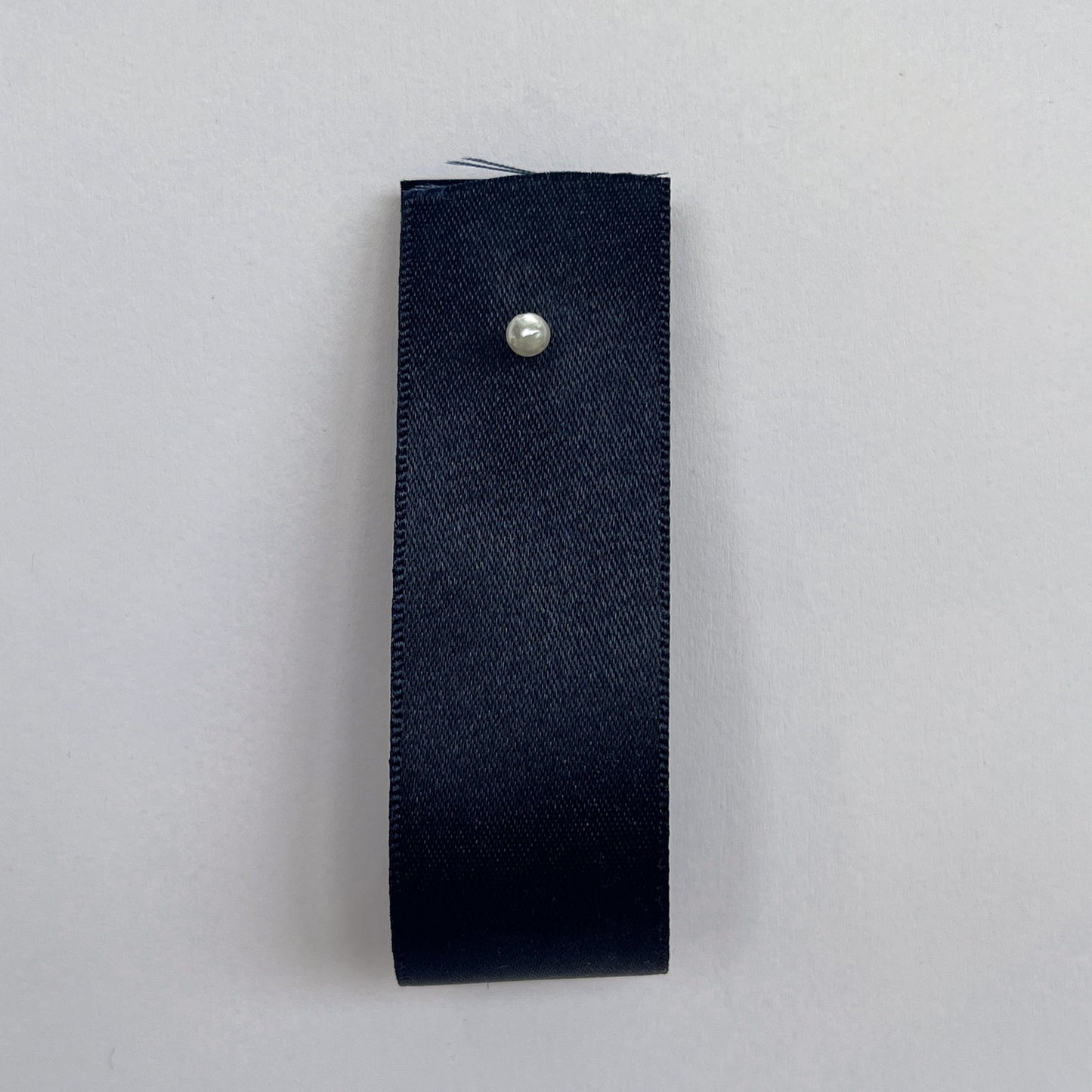 Dark Navy Satin Ribbon By Klein - 8 widths