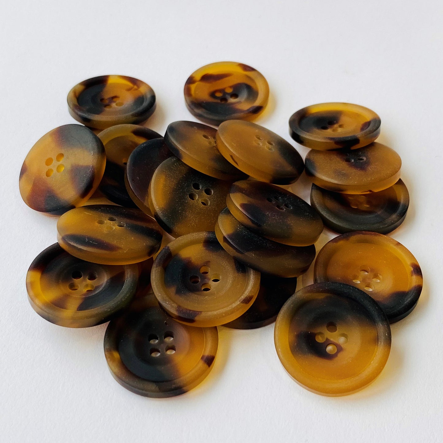 Tortoiseshell Codelite Milk Buttons - 3 sizes
