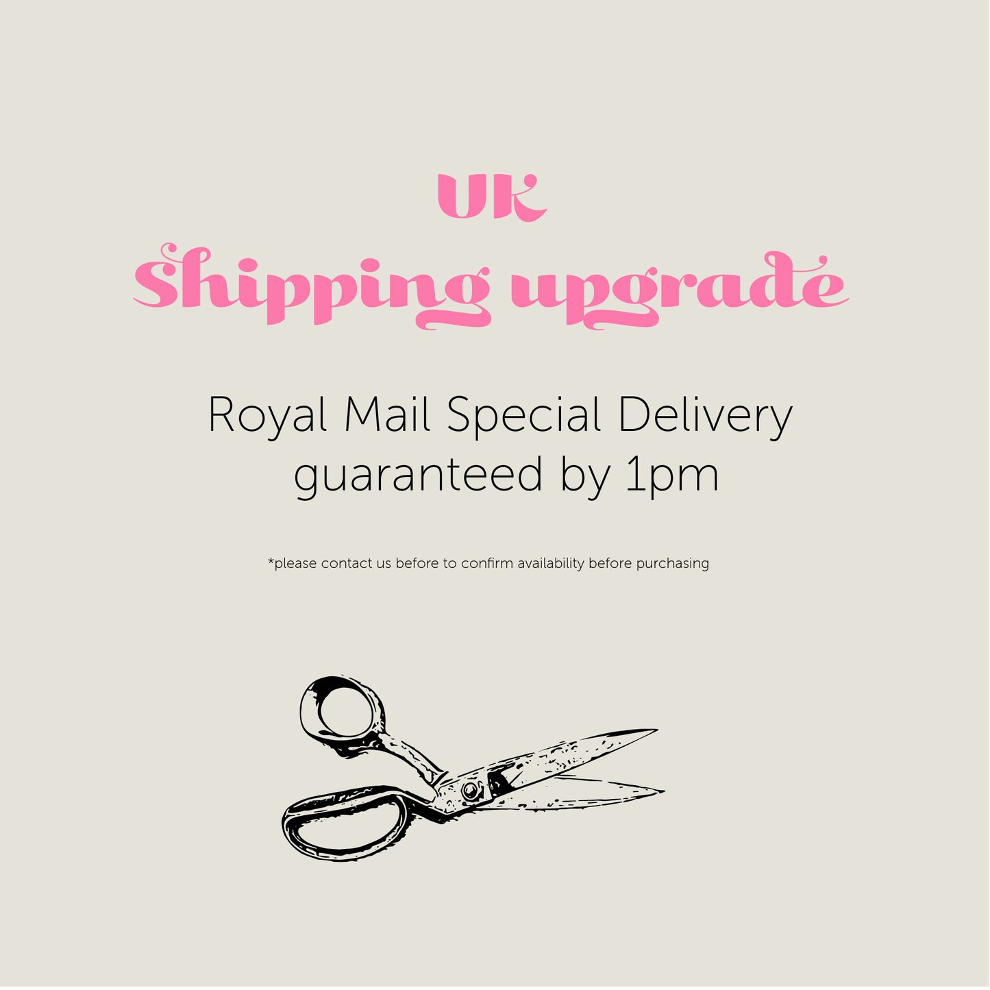 UK Shipping Upgrade
