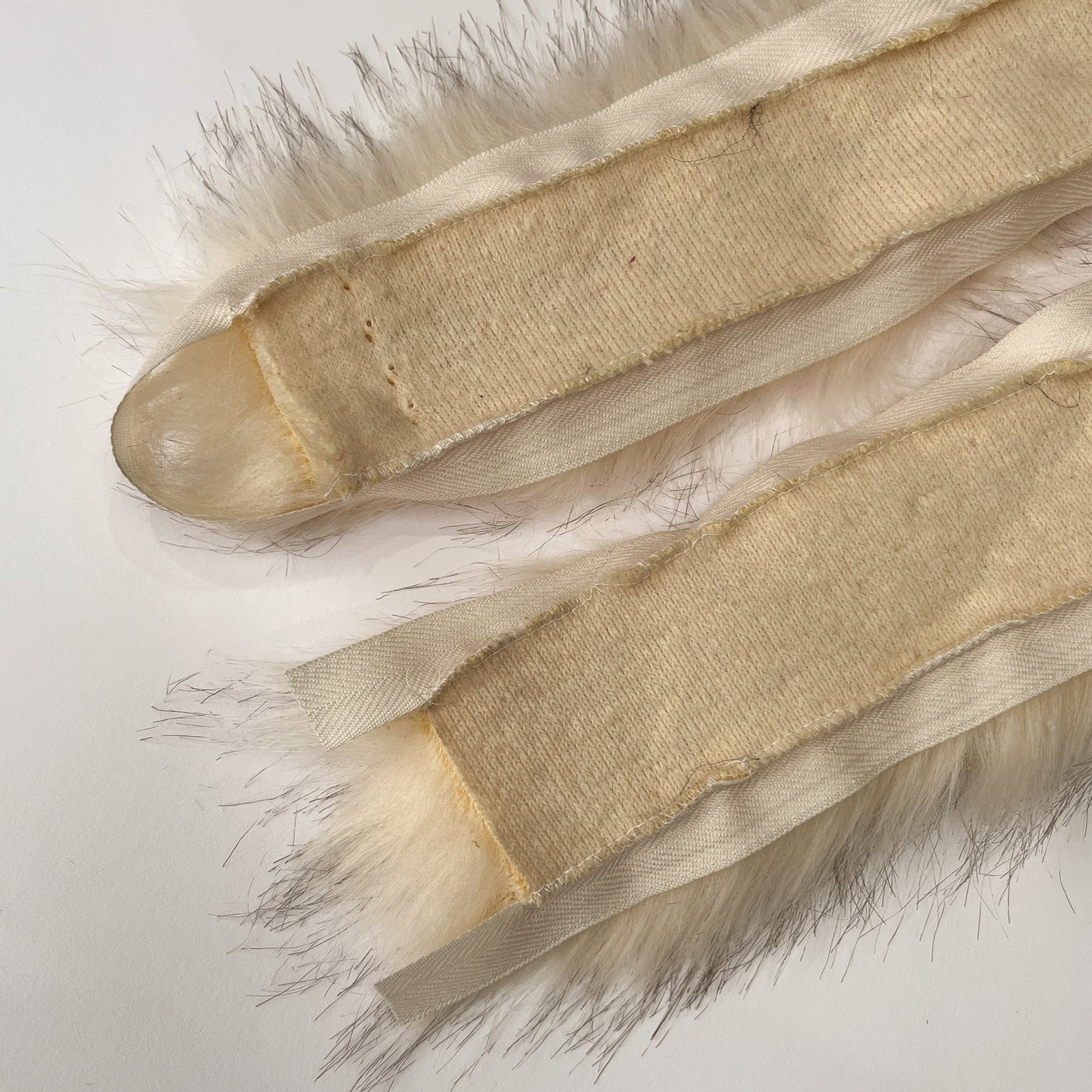 Faux Fur Trim - Cream