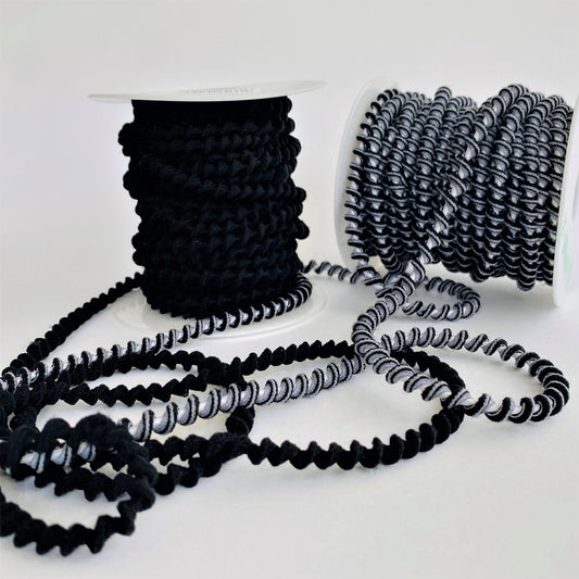 5mm Spiral Twisted elasticated cord by Klein - Kleins Haberdashery