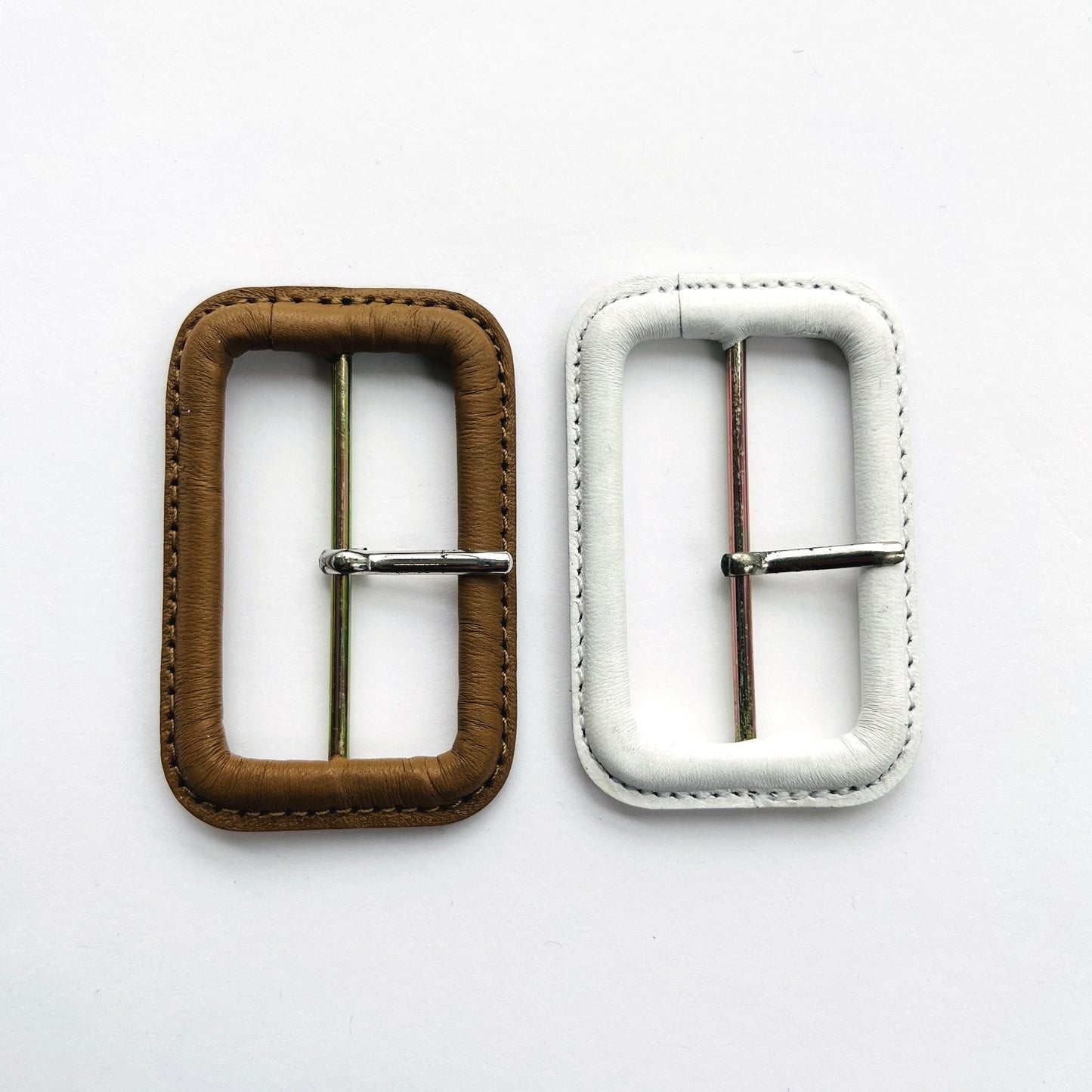 2” Large Leather buckle with prong Ideal for belts, bags, straps, uniforms, trench coats, raincoats and dresses.