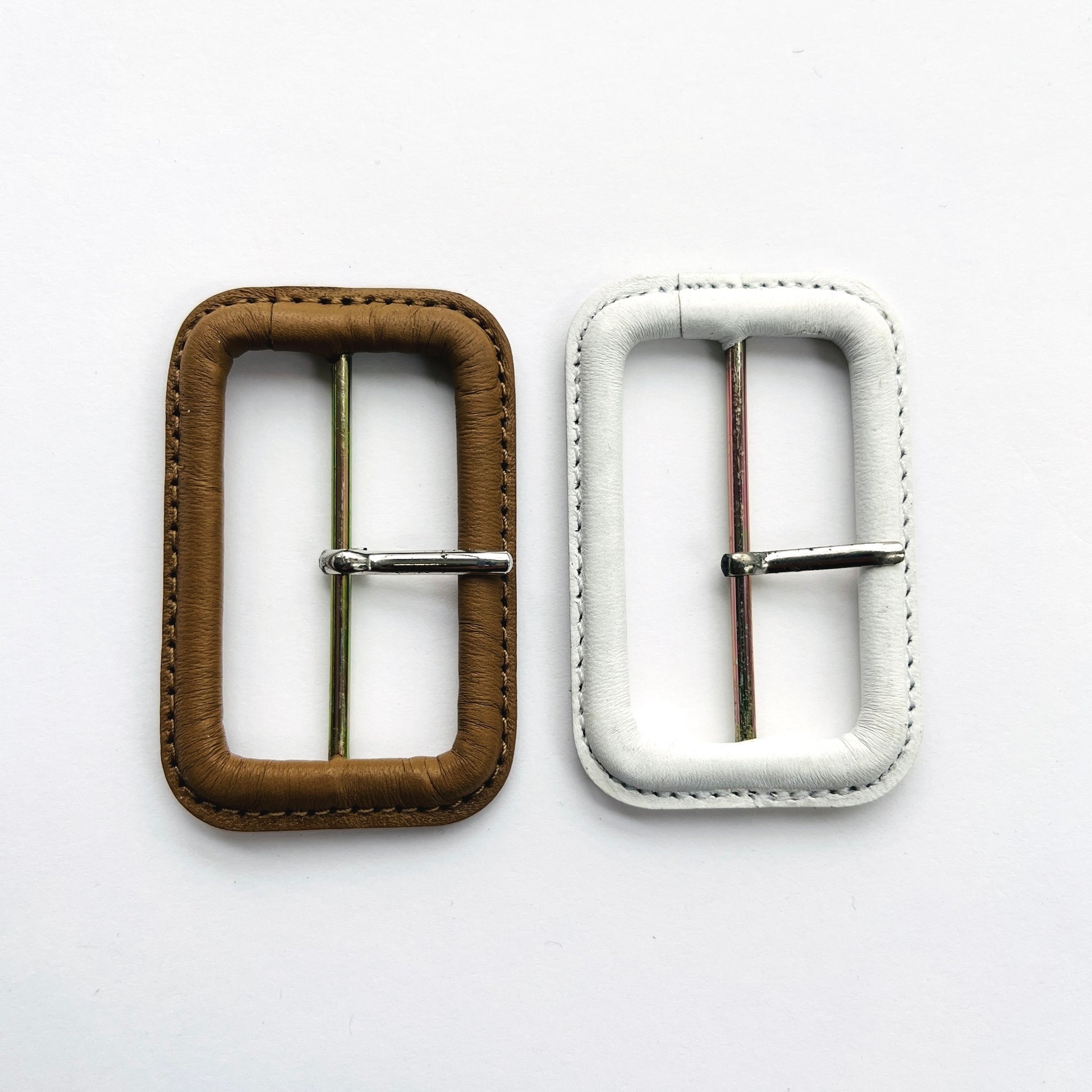 2” Large Leather buckle with prong Ideal for belts, bags, straps, uniforms, trench coats, raincoats and dresses.