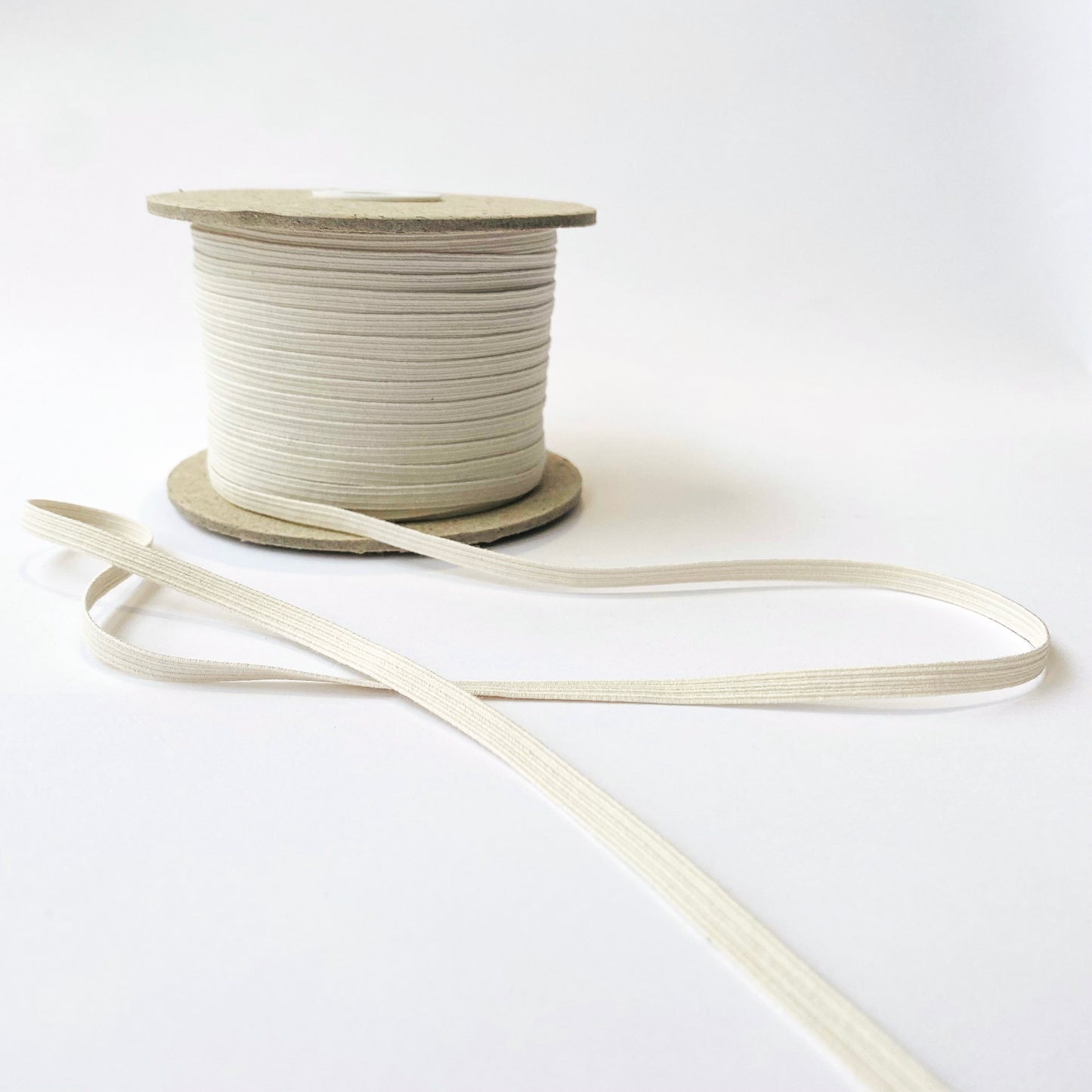 Élastique Eco Coton Bio 6mm - Écru