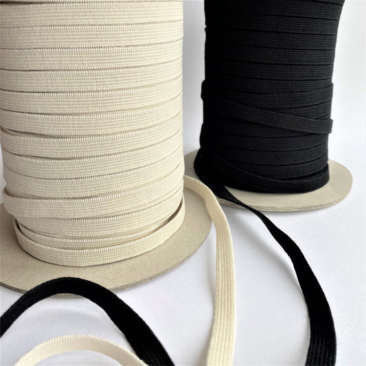 Élastique écologique en coton biologique de 9,5 mm