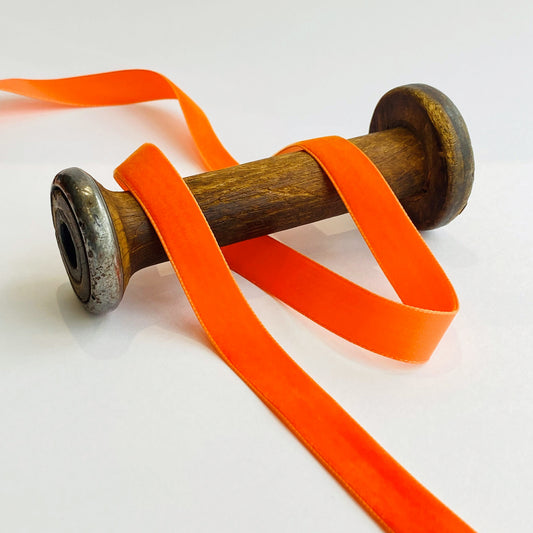 Capucine Velvet Ribbon by Klein - Kleins Haberdashery