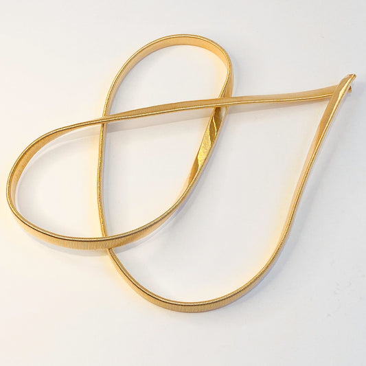 Bandes métalliques extensibles de 9 mm de large pour ceintures ou sangles