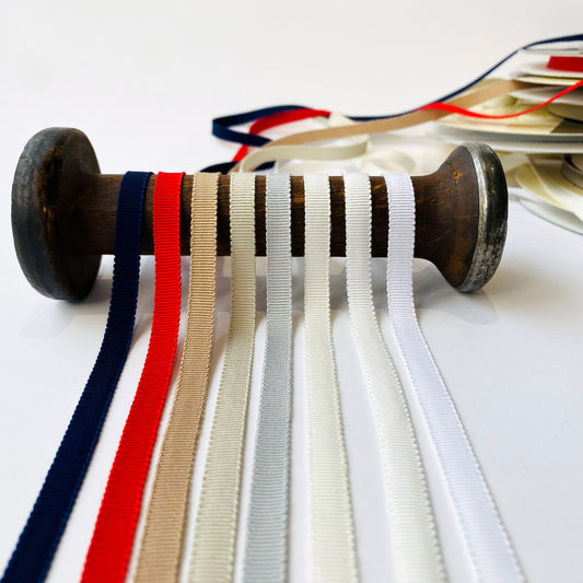 7mm Rayon Grosgrain Ribbon by Mokuba