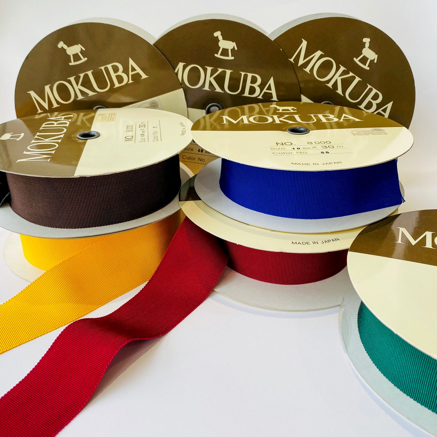 Ruban gros-grain rayonne 40 mm par Mokuba