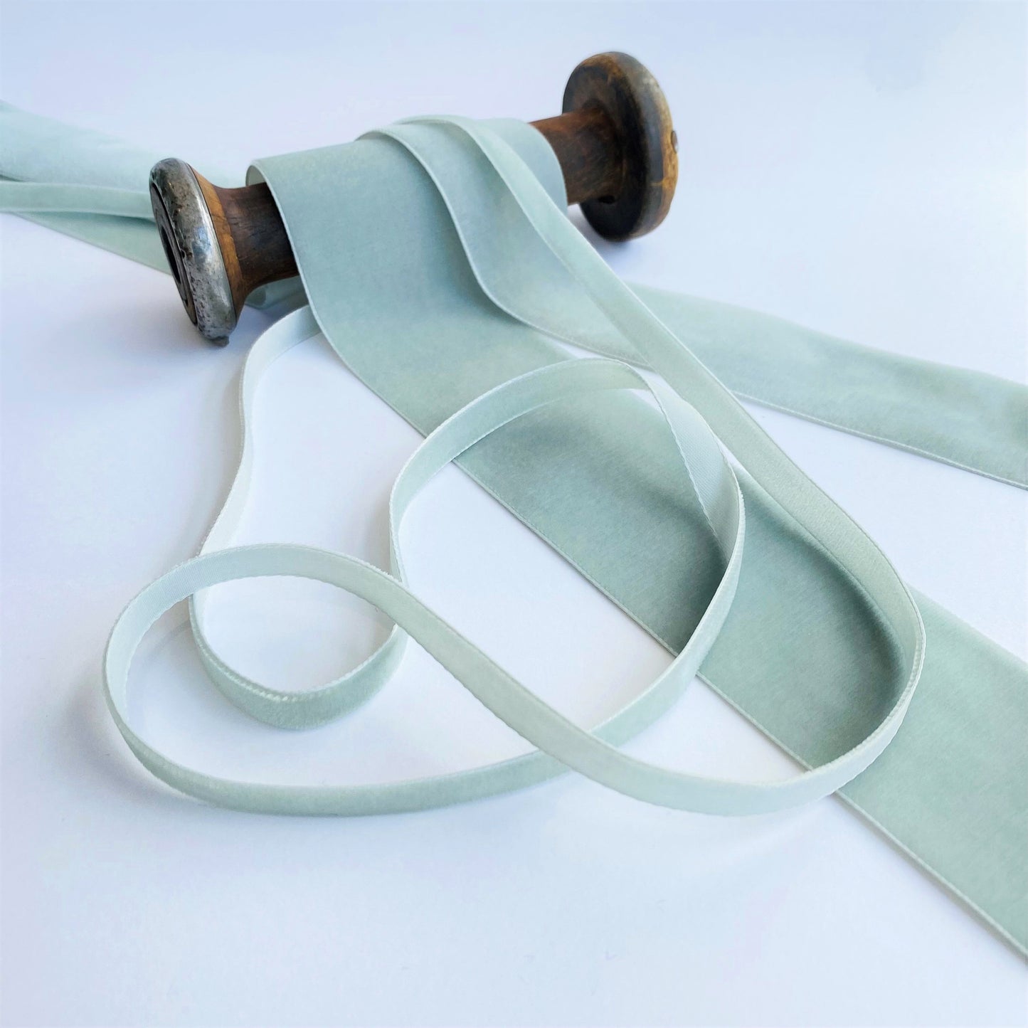 Silver Velvet Ribbon by Klein