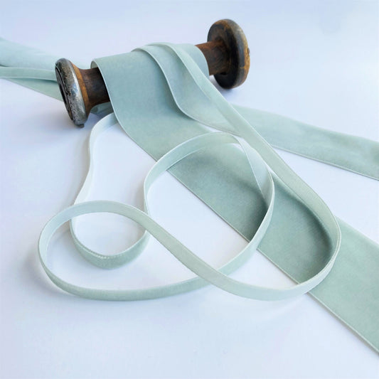 Silver Velvet Ribbon by Klein