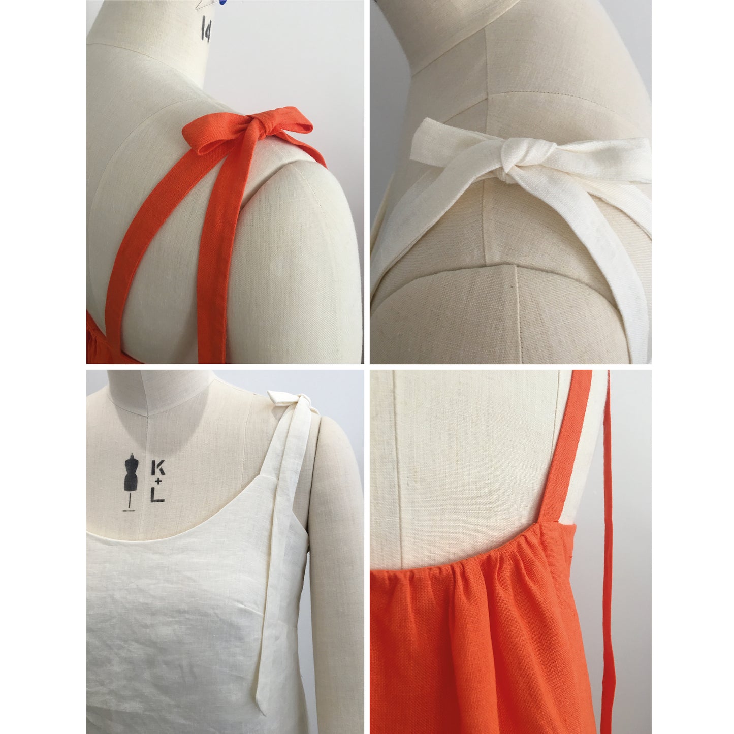 The Joy Dress summer sundress sewing pattern, camisole, slip dress pattern indie sewing patterns, contemporary and modern sewing patterns made in the UK.
