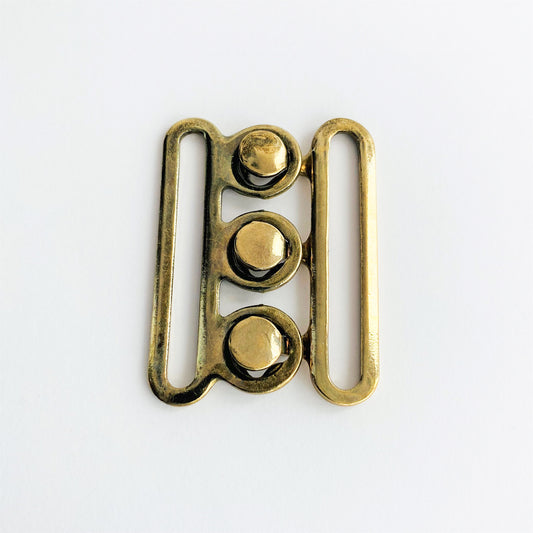 5cm Vintage Gold Nurse Waspie Cinch Belt Buckle - Kleins Haberdashery