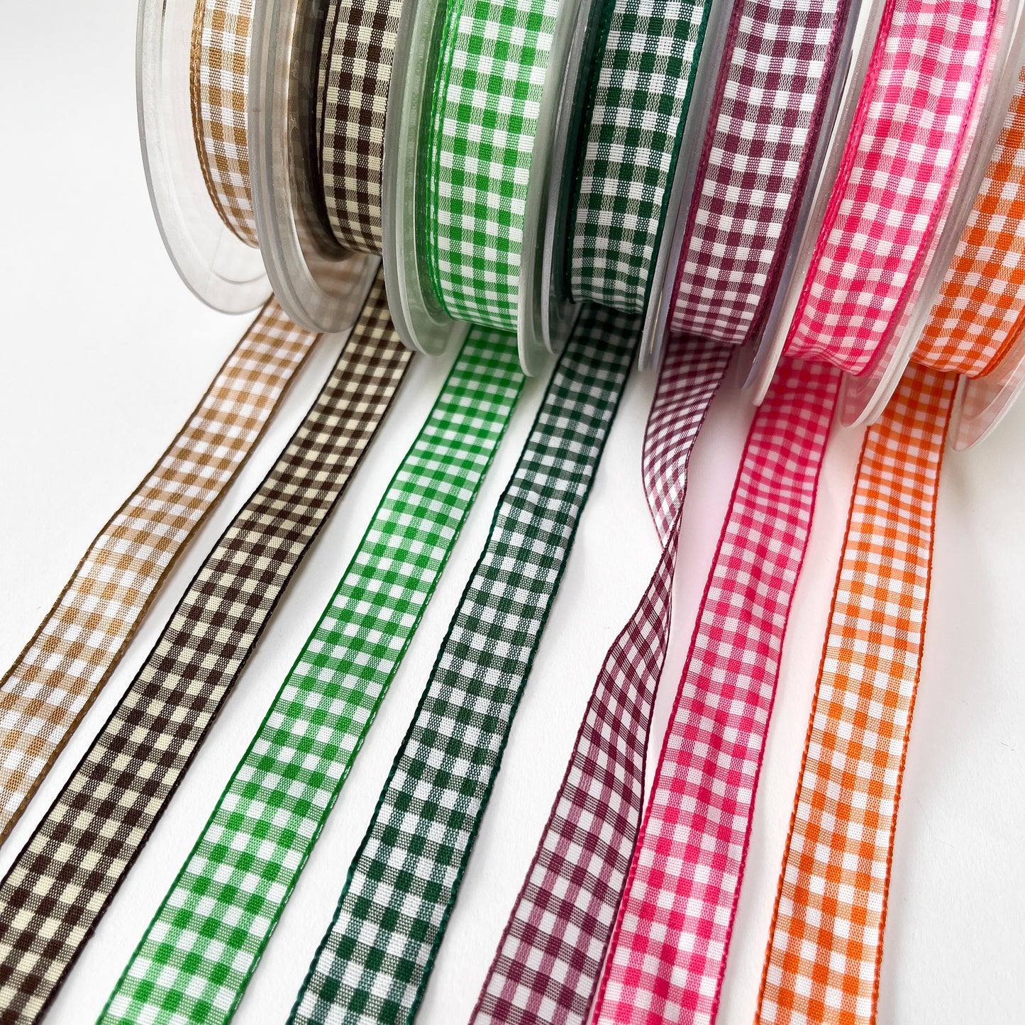 15mm Gingham Ribbon