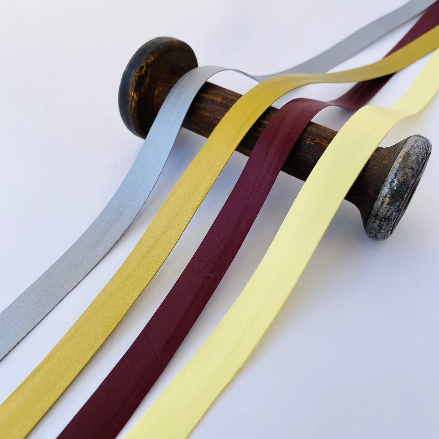 3/4 inch faux leather tape -15mm wide Luxe Faux Leather Strap