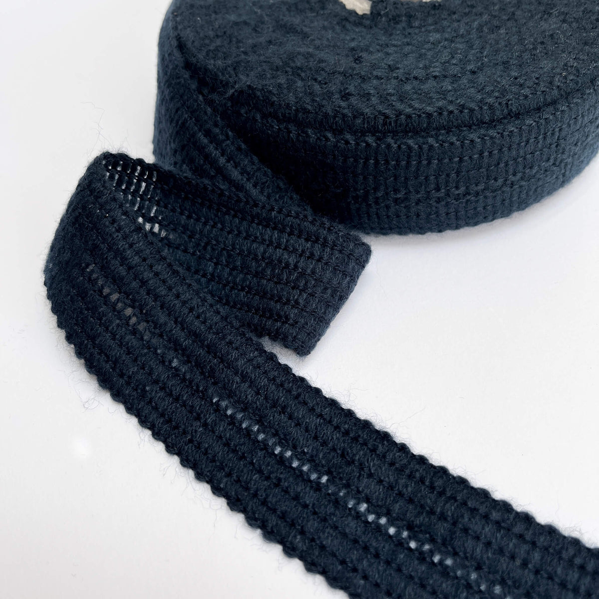 17mm Navy knitted binding tape