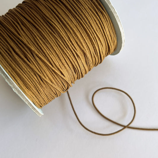1mm Japanese Cord by Mokuba - Caramel Brown
