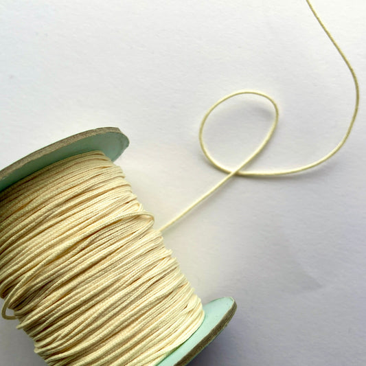 1mm Japanese Cord by Mokuba - Ivory