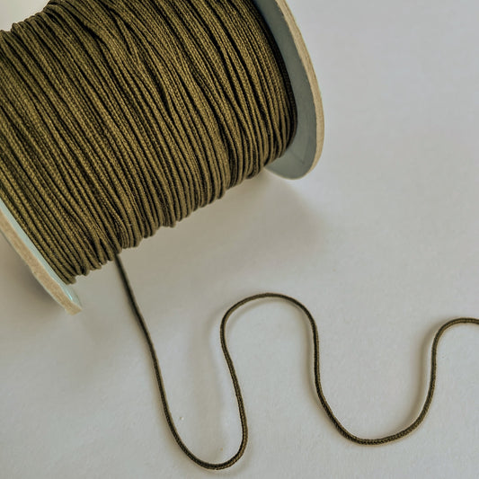 1mm Japanese Cord by Mokuba - Khaki