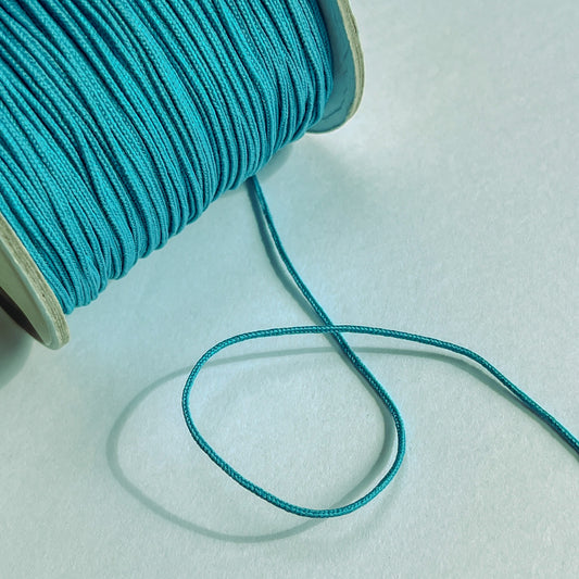1mm Japanese Cord by Mokuba - Pacific Blue