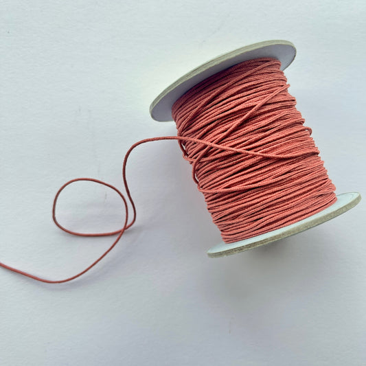 1mm Japanese Cord by Mokuba - Pink Brick