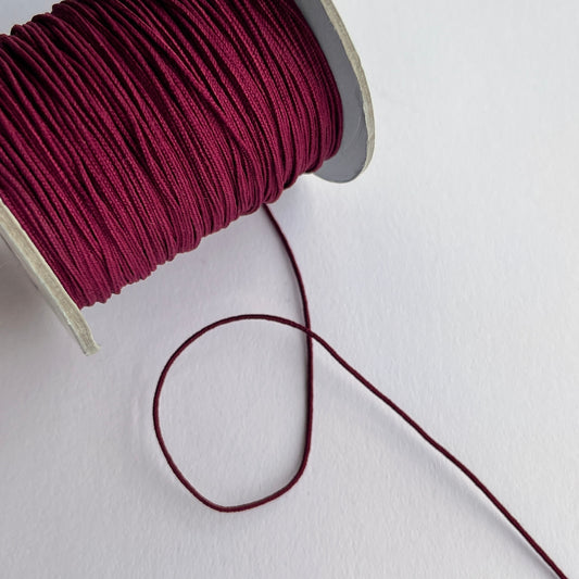 1mm Japanese Cord by Mokuba - Wine