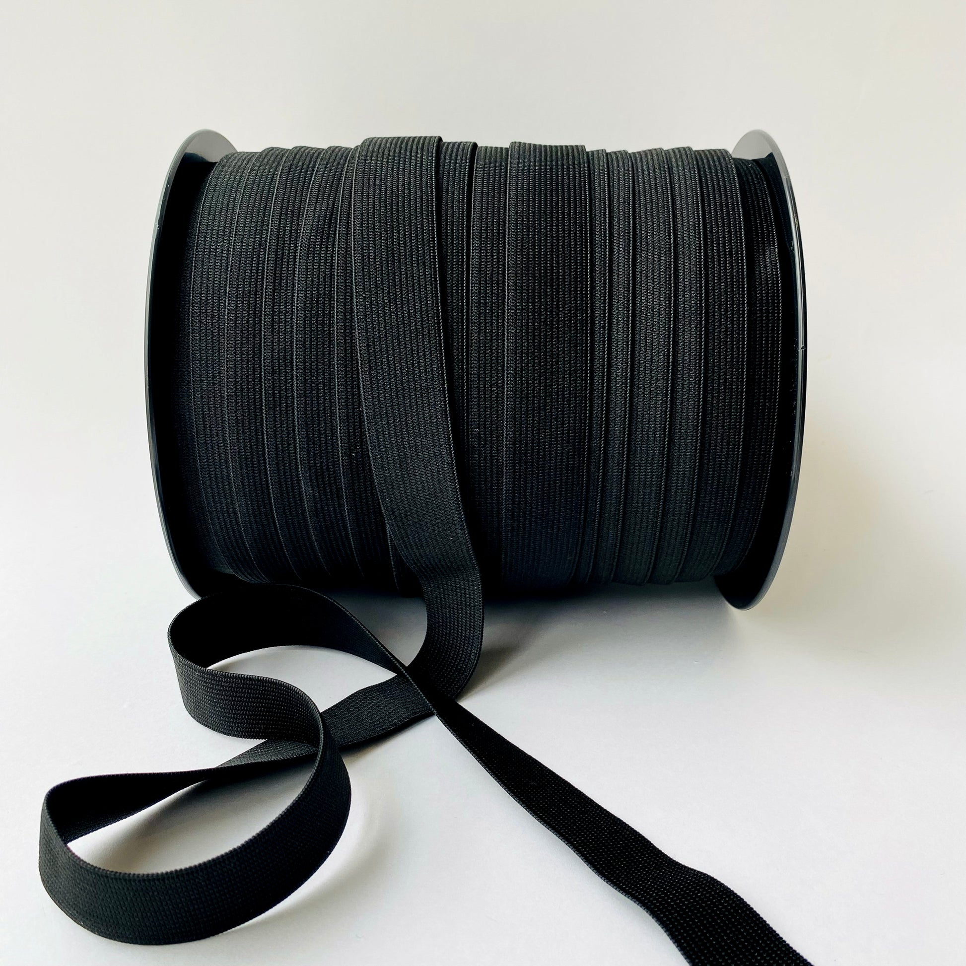 1" black eco elastic