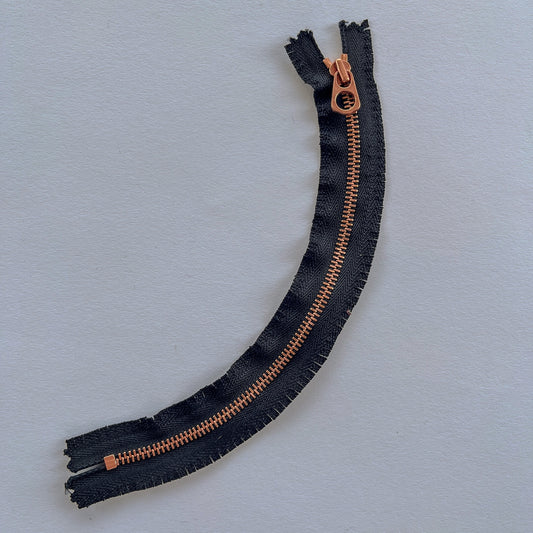 #3 Curved Zip by YKK - Navy / 21.5cm