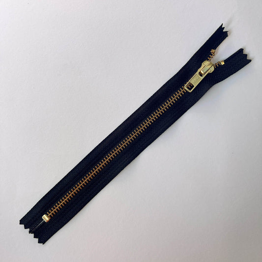 BLACK #5 Weight Closed End Zip by YKK - 20cm - Kleins Haberdashery