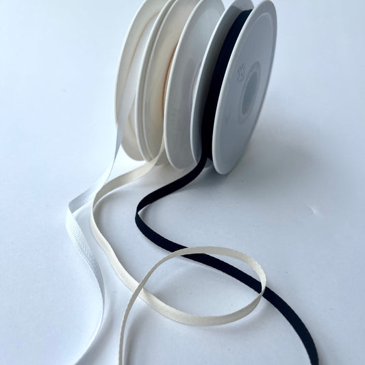 6mm Cotton Herringbone tape - 20m roll - 0770-RUBAN CHEVRON- chevron ribbon twill tape 