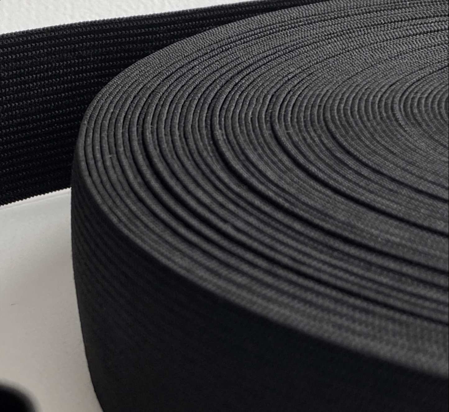 70mm Black ECO Recycled GRS Elastic